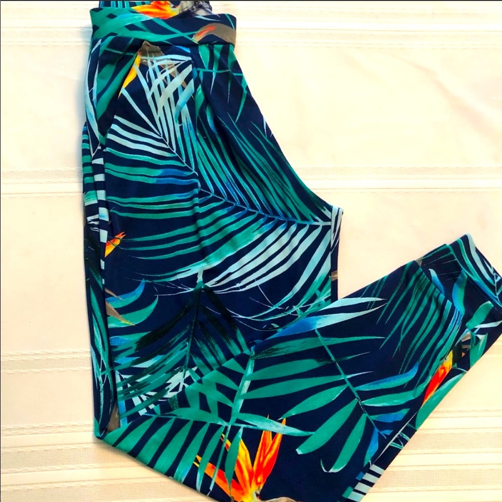 Express Palm Print Joggers Size XS